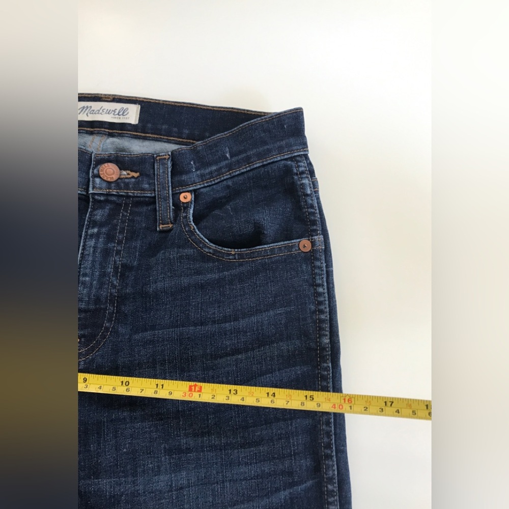 Madewell Womens 9” High Rise Skinny Crop Jeans Blue Size: 26 - Picture 12 of 13